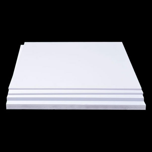 White PVC Sheet Foam Board Building Model Display DIY Craft 2/3/5/7/8mm  Thick