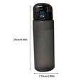 thumbnail image 4 of Injueey Botella de agua de 780ml, taza deportiva para beber té y café, vasos a prueba de fugas para adultos y niños, hervidor de agua para exteriores, Cocina y Comedor Negro/780ml Injueey HA067195-01, 4 of 6