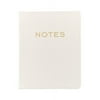 Cream-White NOTES Leather-like 8x10 Journal by Eccolo trade LOFTY THINKING Collection