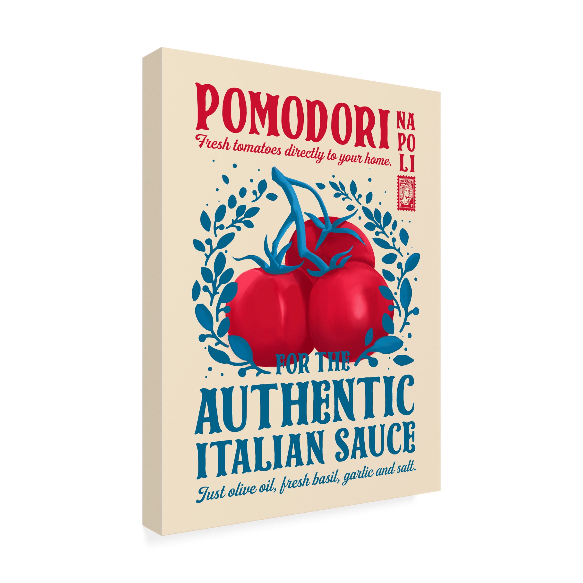 Dionisis Gemos 'Pomodori Kitchen print' Canvas Art