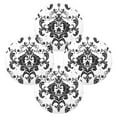 thumbnail image 2 of IAUYY Set of 4 Round Placemats for Dining Tables Heat-Resistant and Wear-Resistant DIY Printing Design Table Placemats，Applicable for Christmas Gorgeous Brocade Pattern, 2 of 7