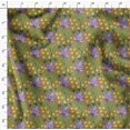 thumbnail image 4 of Soimoi Cotton Cambric Fabric Leaves & Floral Artistic Decor Fabric Printed Yard 42 Inch Wide, 4 of 5