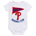thumbnail image 3 of Infant Fanatics Philadelphia Phillies Fan Pennant 3-Pack Bodysuit Set, 3 of 4