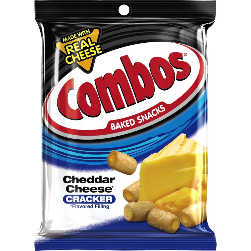 Combos Cheddar Cheese Backed Snack Cracker, 6.3 Oz. - Walmart.com