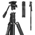 thumbnail image 1 of Trípode de vídeo SMALLRIG CT180 de 185 cm con cabezal fluido, 1 of 9
