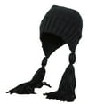 thumbnail image 2 of Yirtree Winter Skull Beanie Hat Women Faux Fur Knit Warm Soft Ski Cap Fleece Ear Flaps for Daily Wear, 2 of 8