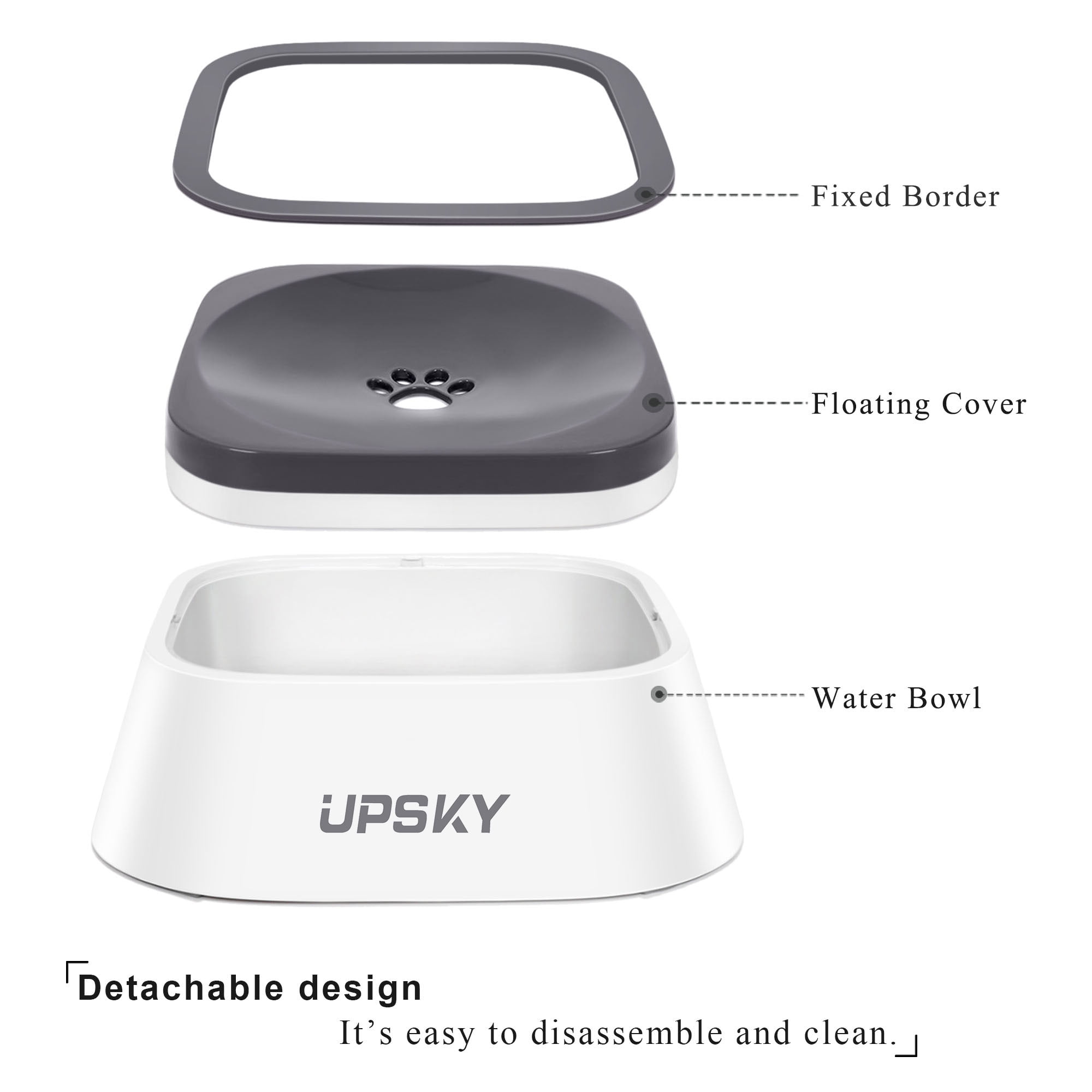 Upsky dog water clearance bowl