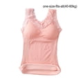 thumbnail image 2 of Qarigey Chaleco de nailon Chinlon para mujer, portátil, térmico, para mantener el calor, correa de hombro Flexible, lencería reutilizable lavable, Ropa interior Rosado Tamaño libre Qarigey  AP013348-03, 2 of 6