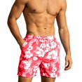 thumbnail image 4 of XDZJLR Big And Tall Mens Running Shorts Casual Beach Shorts Comfort Relaxed Fit Lightweight Swim Trunks With Pockets Mens Athletic Shorts Pink Xl, 4 of 4