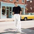 thumbnail image 6 of GINGTTO Men's Dress Pants Loose Fit Slacks for Men, 6 of 7