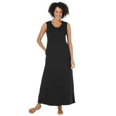 Woman Within Plus Size Sleeveless Scoopneck Dress