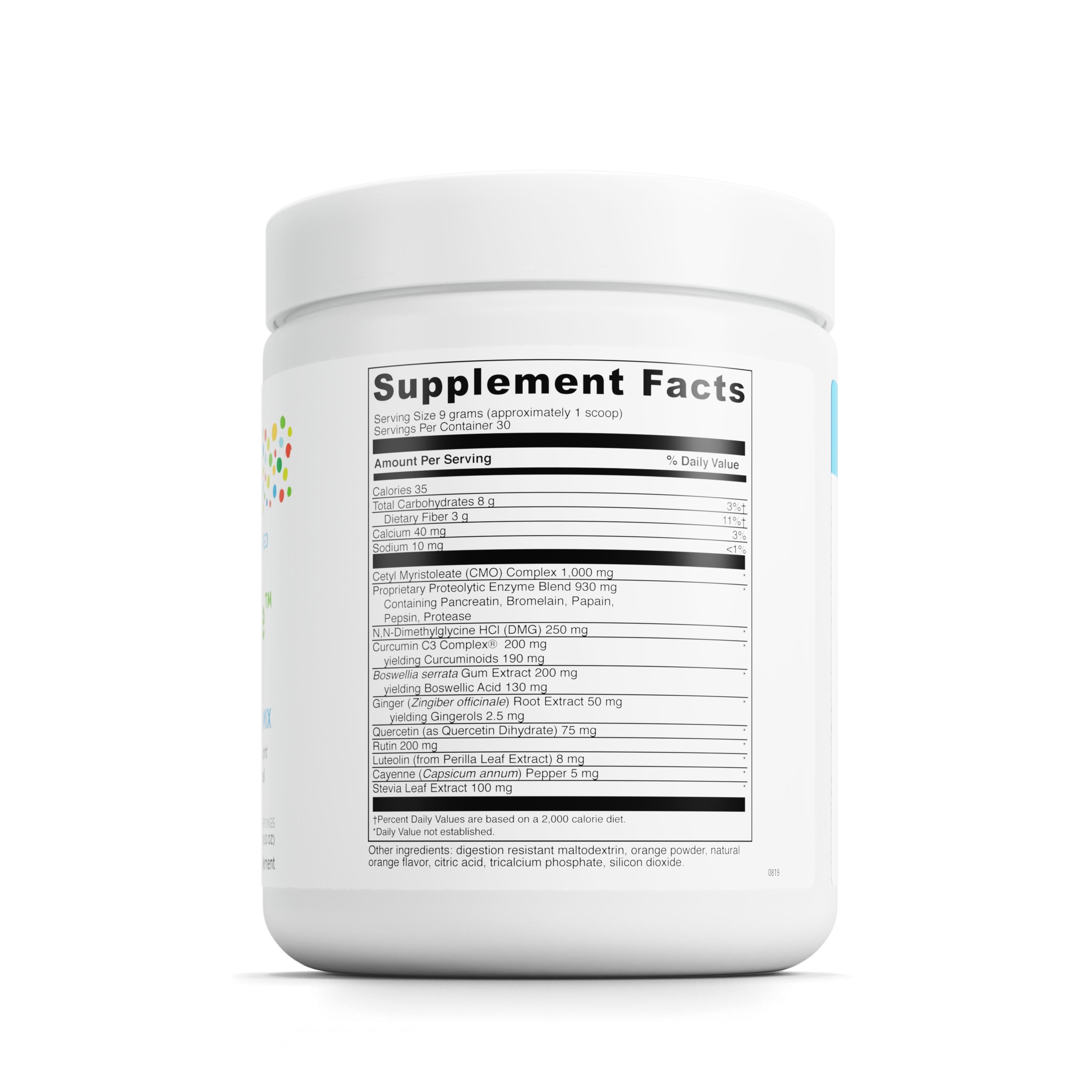 Little DaVinci Enzflame Kids Powder - Support Muscle & Joint Comfort* - Orange Flavor - 30 Servings - 270 g