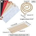 thumbnail image 2 of 5 Colors Purse Organizer Insert Conversion Kit with 2pcs Gold Chain Felt Handbag Organizer Insert Inner Pocket Liner Women Clutches Envelope Bag Conversion Accessories for Kirigami Pochette, 2 of 5