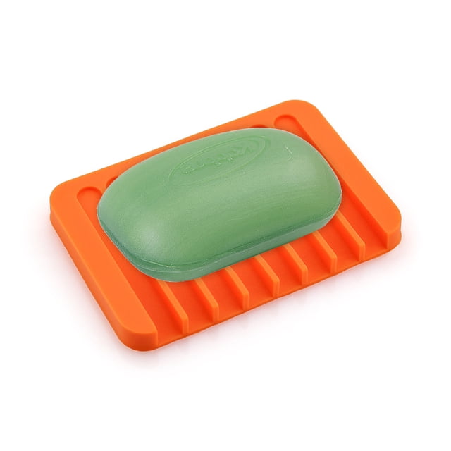 Jabonera autodrenante, jabonera de silicona premium, para ducha, baño, cocina
