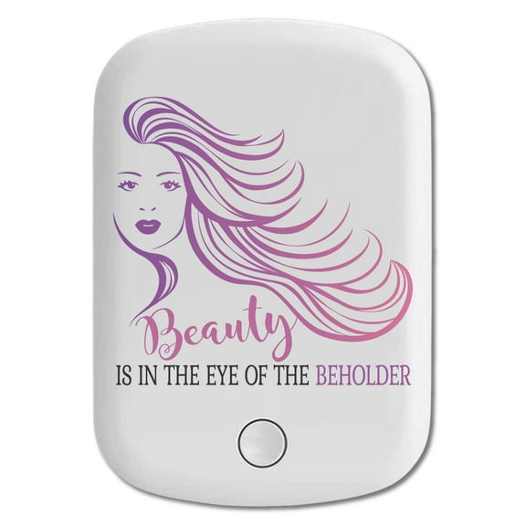 DistinctInk Magnetic Battery Pack, 5000 mAh Wireless Portable Charger with USB-C Cable, Compatible with MagSafe iPhone 14 / 13 / 12 Series - Beauty In Eye Of Beholder