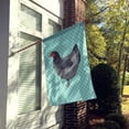 thumbnail image 2 of Carolines Treasures BB8009CHF Jersey Giant Chicken Blue Check Flag Canvas House, 2 of 4
