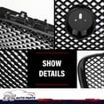thumbnail image 5 of Fit For 2012-2014 Jaguar XF XFR Gloss Black Front Upper Mesh Grille W/ Emblem, 5 of 12