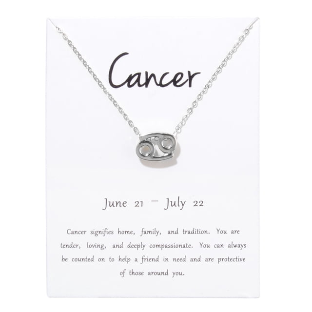 Collar con colgante de aleación con los doce signos del zodíaco, joyería, regalo de Navidad