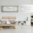 thumbnail image 4 of HOMCOM Farmhouse Full Length Mirror, Wall Mount and Leaner Floor Mirror, 4 of 10