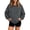 444#Dark Gray, variant on Jackets for Women Trendy Full Zip Up Hoodies Long Sleeve Hooded Sweatshirts with Front Pocket