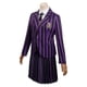 thumbnail image 3 of Uniforme escolar Addams Enid para niños y niñas, disfraz de Cosplay, falda púrpura para mujeres y niñas, traje de fiesta de Carnaval y Halloween, 3 of 3