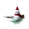 thumbnail image 1 of Bwiyojiz Décorations de Noël pour la Maison, Produits de Vacances, Ornements en Mousse Artificielle Oiseaux Rouges pour Arbre, Cadeaux pour Ami, Rouge, 1 of 6