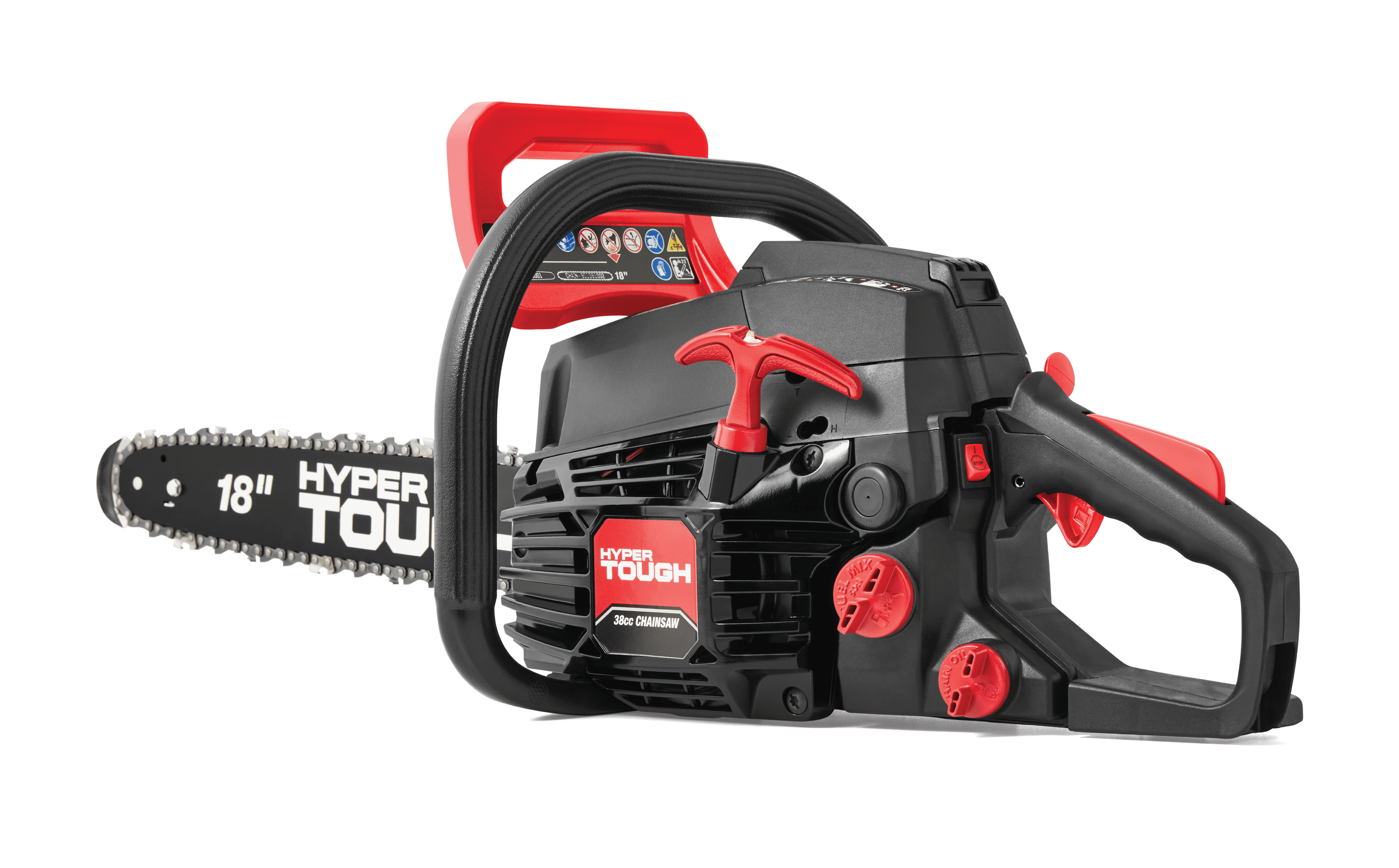 Free Shipping! Hyper Tough 18-inch Gas Chainsaw 38cc 2-Cycle