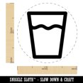 thumbnail image 2 of Water Glass Cup Rubber Stamp for Scrapbooking Crafting Stamping - Medium 1 Inch, 2 of 7