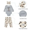 thumbnail image 7 of Disney Clothes Baby Boys Bodysuit, Pants & Hat 3-Piece Outfit Set – Mickey Mouse, Lion King, Stitch, Pooh, Cars, & Spiderman (0/3M–6/9M), 7 of 7