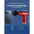 thumbnail image 2 of 1pc Rechargeable LCD Massage Gun, Muscle Relax Electric Massager Gun With 6 Adjustable Intensity Levels And 4 Heads, Portable Handheld Multi-Function, 2 of 4