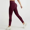 thumbnail image 6 of Domuza Celsior Anti Cellulite Compression 3D Leggings Women Butt Lifting Tummy Control Skinnify Resistance Band Yoga Pants Wine L, 6 of 6