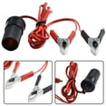 thumbnail image 2 of 12V Car Socket Adapter Socket Cable + Battery Clamp, 2 of 8