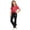 Red, variant on Cethrio Girls Summer Outfit Sets Short Sleeve, Short Sleeve School 2 Piece Kids' Clothing Sets White Size 5-6 T