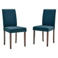 thumbnail image 3 of Modway Prosper Upholstered Fabric Dining Side Chair Set of 2 in Blue, 3 of 10