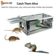 thumbnail image 4 of Spencer Rat Trap Cage Small Live Animal Humane Cage Pest Rodent Mouse Control Bait Catch Pest Mouse Trap Cage 11 x 5.5 x 4.3 inches, 4 of 8