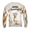 thumbnail image 2 of Happy Anniversary Labrador Retriever Celebrates Wedding Love Family Party All Over Print 3D Sweatshirt Unisex Merch Lab Dog Lover Gifts - 01015, 2 of 6