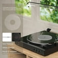 thumbnail image 3 of Turntable  Slip Mat, Dustproof Quieter Background 12in Clear Output Acrylic Turntable Slipmat  for Upgrade, 3 of 7