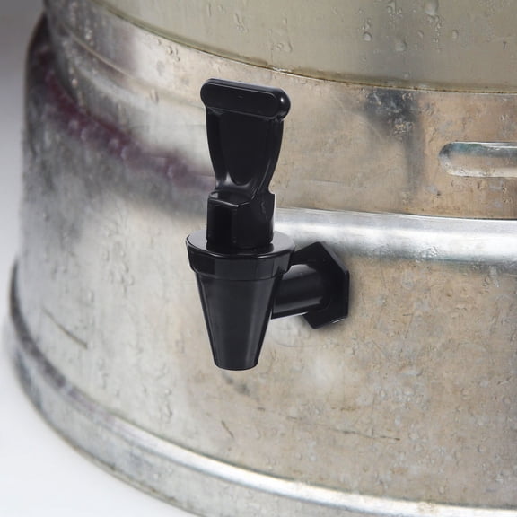 Mobestech Beverage Bucket Black Plastic Faucet for Kitchen Use and Water Control