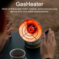 thumbnail image 4 of Mistaha Chauffage au Gaz Portable pour le Camping - Chauffage au Gaz Compact pour l'Extérieur avec Connexion au Réservoir d'Air - Dispositif de Chauffage en Acier Inoxydable pour Tentes de Camping, 4 of 6