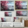 thumbnail image 4 of Designart "Pink Mount Fuji Japanese Icon in Art II" Japanese Wall Art Print, 4 of 5