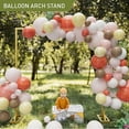 thumbnail image 4 of Adjustable Backdrop Stand Kit - Wedding Arch and Balloon Arch for Photo Booth Backdrop, (Gold, 8.2X 8ft), 4 of 4