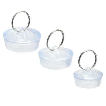 Uxcell 1.08"/1.32"/1.46" 3 Sizes Rubber Sink Drain Stopper Plug 1Set (3 Pieces)
