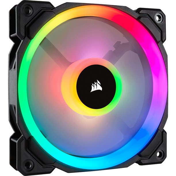 Corsair LL120 RGB 120mm Dual Loop RGB LED PWM - Single Pack - Walmart.com