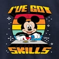 thumbnail image 3 of Disney - Mickey & Friends - Retro Gaming Mickey - I Got Skills - Toddler And Youth Crewneck Fleece Sweatshirt, 3 of 5