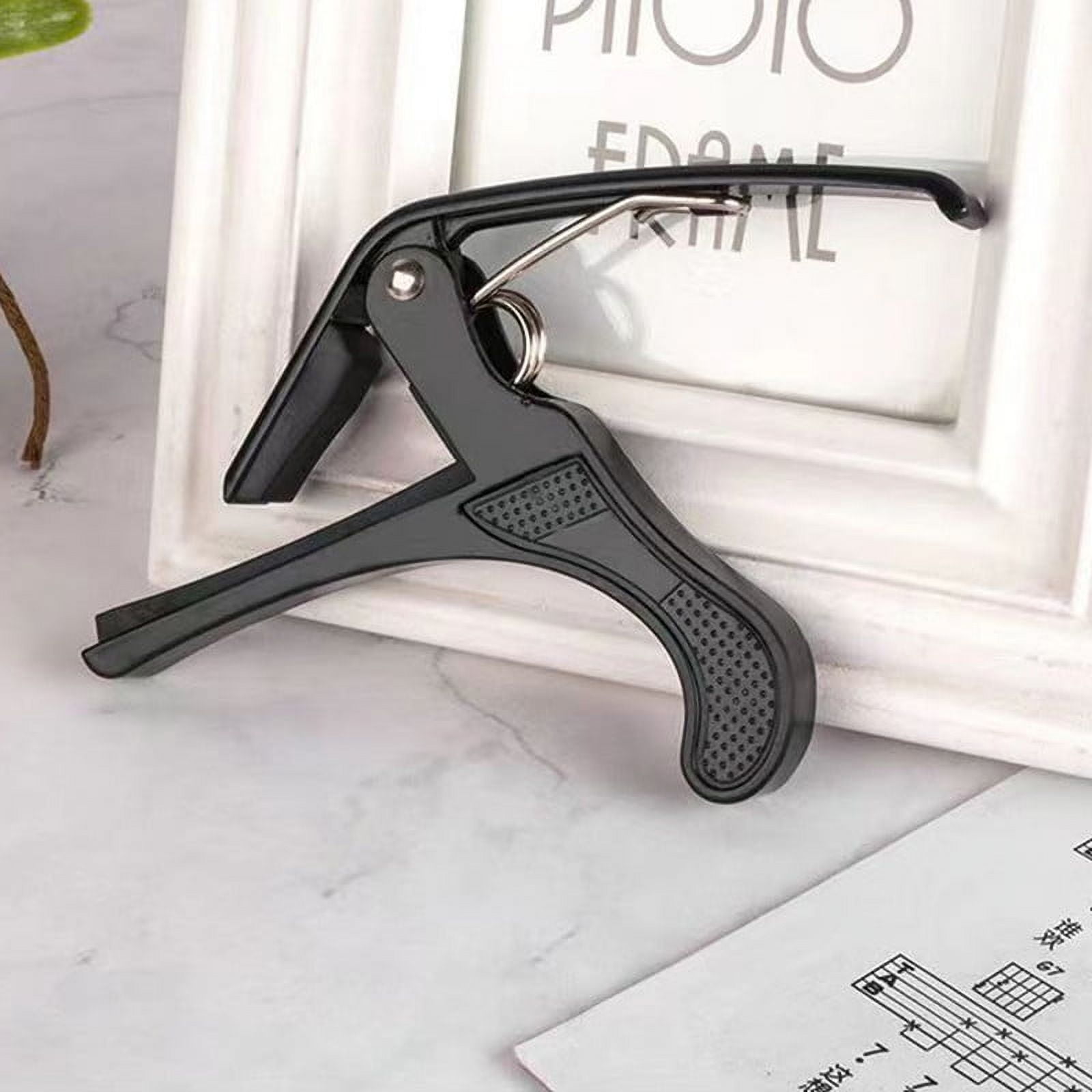 Ziyofinn Durable Guitar Capo, Black/Blue, 2 Count