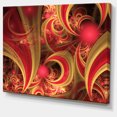 thumbnail image 2 of Pink Symmetrical Fractal Pattern - Floral Canvas Art Print, 2 of 4