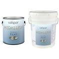 thumbnail image 2 of Valspar Medallion 100% Acrylic Paint & Primer Flat Interior Wall Paint, White, 1 Gal., 2 of 2
