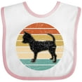 thumbnail image 3 of Inktastic Chihuahua Dog Retro Sunset Boys or Girls Baby Bib, 3 of 4