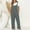 Dark Gray, variant on TAGOLD Womens Summer Pants,Women's Casual Loose Baggy Pocket Jumpsuit Fashion Playsuit Trousers Overalls Cotton And Linen Jumpsuit