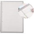thumbnail image 1 of Transparent B5 Refillable Notebook 26 Rings/Holes Loose Leaf Binder Flexible Waterproof PP Cover 30 Sheets Ruled Lined Paper Refillable Binder for Office Home School Students Supplies Loose le, 1 of 8